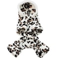 thumbnail image 2 of Soft Warm Dog Hoodie Sweater with Leash Hole Pocket Basic Winter Coat Cold Weather Clothes for XL-5XL Dogs, 2 of 6