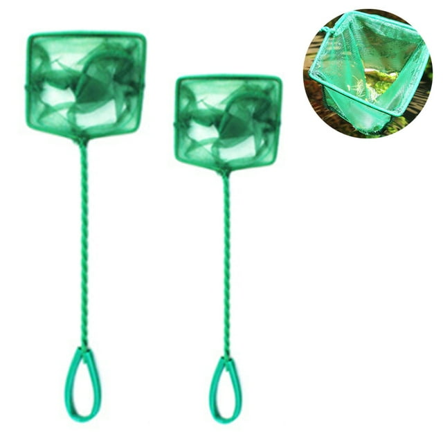 Venta directa de fábrica, accesorios para acuario, pecera, red de pesca de peces, pesca de peces cuadrada redonda Adepaton 220779