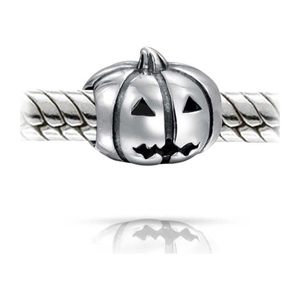 925 Sterling Silber Charm Anhänger - Halloween Design Für Armbänder