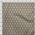 thumbnail image 3 of oneOone Cotton Poplin Fabric Spiral & Floral Block Decor Fabric Printed BTY 56 Inch Wide, 3 of 4