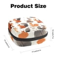 thumbnail image 2 of Squirrel Mini Makeup Bag Period Pouch Small Toiletry Bag for Men Travel Makeup Travel Bag Pouch - Velvet, Sponge, and Oxford Cloth Material - 4.7x6.6x6.6 in, 2 of 6