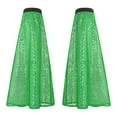 thumbnail image 4 of Raenseen Jambières à Sequins pour Femmes, Couvre-Jambes, Chaussettes à Franges, Costume de Fête Rave Vert Taille Unique, 4 of 4