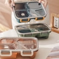 thumbnail image 3 of Dopebox Microwave and Dishwasher Safe, Portable Insulated Lunch Container Set, Lunch Kids Containers, Plastic Lunchable Containers With Lids, womens lunchbox for work (B), 3 of 11