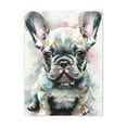 thumbnail image 2 of Watercolor French Bulldog Painting 3 - Nursery Collection - Bedtime Stories, 2 of 7