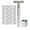 Silver, variant on Silver Traditional Manual Shaver Set Retro Stainless Steel Double Sided Blades For Men