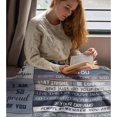 thumbnail image 5 of Daughter Gifts Blanket - Daughter Gift from Mom Dad - Gifts for Daughters from Mothers 50"x 40" Blankets - Birthday Gifts for Daughter - Gifts for Grown Daughter - Daughter Graduation Gift Ideas, 5 of 6