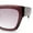 All Purple, variant on Womens Classic Understated Thick Horn Rim Designer Fashion Sunglasses White - Beige
