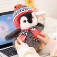 thumbnail image 2 of Chubby Penguin Stuffed Animal-Soft Huggable Soothing Toy Ocean Theme Companion Christmas Birthday Valentine's Day Gift, 2 of 7