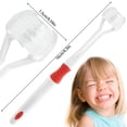 thumbnail image 3 of Cepillo De Dientes Sensorial Para Autismo De 3 Caras Cepillo De Dientes De Viaje De Tres Cerdas Para Necesidades Especiales Cepillo De Dientes Ligero Portátil En Forma De U De 3 Caras Cepillo De Dient Muyoka Hogar, 3 of 7
