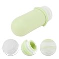 thumbnail image 3 of Unique Bargains 1 Pc Portable Leak-proof Strap Silicone Pump Bottle for Travel Gym 60ml 2oz Light Green, 3 of 6