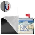 thumbnail image 4 of Beach Summer Mailbox Cover Mailbox Wraps, Waterproof Mailbox Covers Magnetic Post Box Cover Large Size 25.5"(L) x 21"(W) Garden Yard Outside Farmhouse Home Decor, 4 of 6