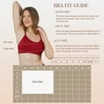 thumbnail image 6 of Coobie Scoopneck Full Coverage Yoga Bra 9147,Beaujolais,One Size, 6 of 8