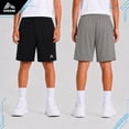 thumbnail image 2 of RBX Boys Athletic Shorts - 2 Pack Performance Mesh Jersey Gym Shorts with Elastic Waistband (8-16), 2 of 7