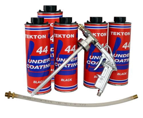 TEKTON 44 Black Undercoating Kit 5 Liters with Spray Gun BONUS Wand