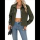 thumbnail image 2 of Chaquetas de con Botones para Mujer, Camisetas de Larga, Tendencia 2025 Verde L, 2 of 8
