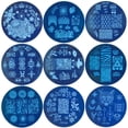 thumbnail image 2 of Vogacara Nail Art Stamping Plate DIY Nail Art Herramientas Juego de placas de manicura con Stamper Sponge Nail Art Templates Stamping Plate Juegos de manicura Vogacara CE006858-00, 2 of 6