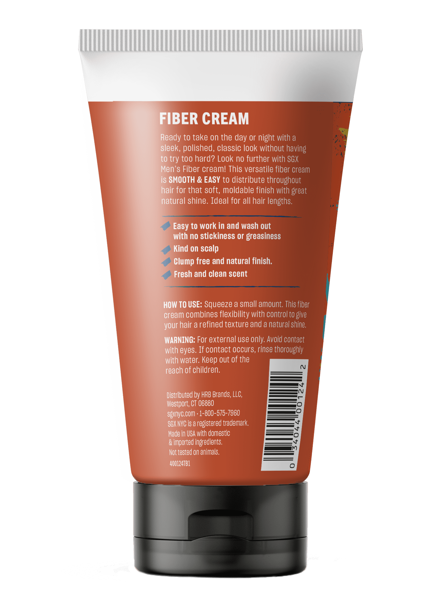 SGX NYC Men's Fiber Cream, for All Hair Types, Medium Hold, 5 oz SGX NYC Men's Fiber Cream, for All Hair Types, Medium Hold, 5 oz