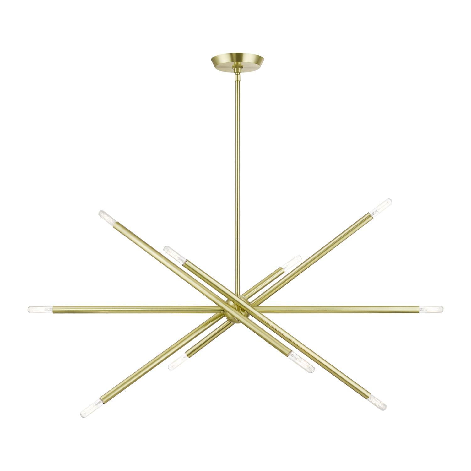 asymmetrical linear chandelier