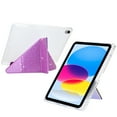 thumbnail image 2 of ELEHOLD For iPad Mini 7th(A17 Pro) 2024 / 6th Generation 2022Case, Bling Magnetic Flip PU Leather Shock-Absorbent Multi-Angle Kickstand Full Protection Case Cover,Purple, 2 of 10