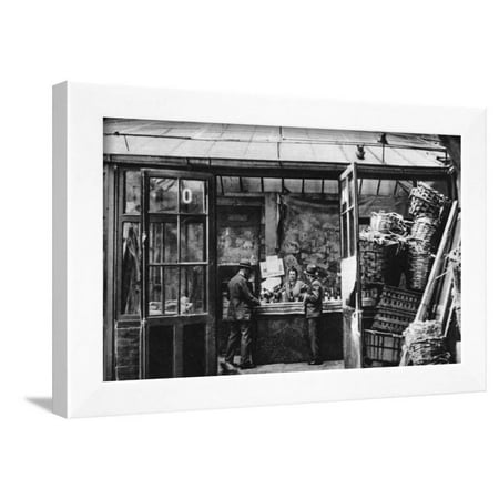 A Bar in the Central Market Quarter, Paris, 1931 Framed Print Wall Art By Ernest (Best Outdoor Markets In Paris)