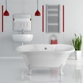 thumbnail image 6 of 68" Streamline N101WH-CH Soaking Clawfoot Tub and Tray With External Drain, 6 of 10