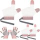 thumbnail image 1 of 2 pares de protectores de dedo para chupar el pulgar, rosa, transpirable, para bebé, 1 of 3