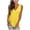Yellow, variant on gakvbuo Summer Plus Size Tank Top for Women Summer Tops Dressy Casual Trendy V Neck T Shirts Rolled Sleeveness Tie Dye Gradient Printed Side Split Vest Blouse Tee