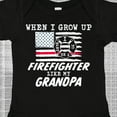 thumbnail image 4 of Inktastic When I Grow Up I Want to Be a Firefighter Like My Grandpa Boys or Girls Baby Bodysuit, 4 of 5