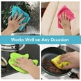 thumbnail image 3 of Nmkwnr 5 Pcs Reusable Cleaning Rag Microfiber Cleaning Cloth Cleaning Towels for House, Car, Windows, 15" x 15", 3 of 7