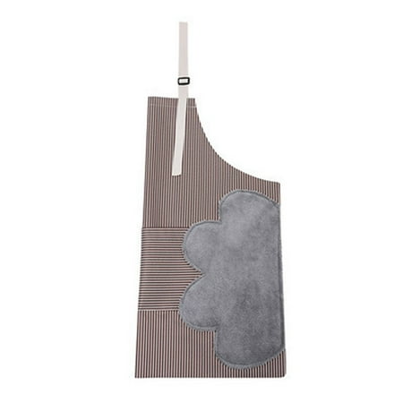 

mnjin waterproof kitchen apron adjustable erasable apron sleeve green