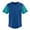 Royal/Aqua, variant on Baseball Short Sleeve Button Down Team Jersey Casual Button Down Shirts