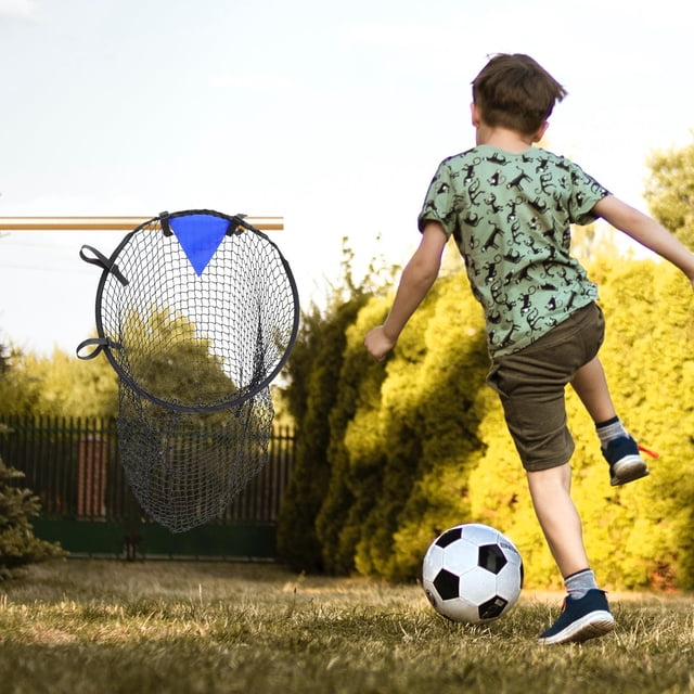 HOOWIFFY Indoor Football Netting for Practice Black Football Training Equipment for Home