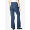 thumbnail image 2 of Woman Within Plus Size Petite Stretch Denim Wide-Leg Five-Pocket Jeans, 2 of 6