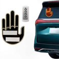thumbnail image 3 of Car Interior LED Light with Hand Gesture Control - Adhesive Rear Window Display and Remote Functionality, 3 of 5