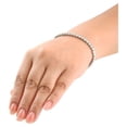 thumbnail image 4 of Bracelet Tennis en Véritable Diamant Rond Taille 9 1/2 Ct 7 Pouces en Or Blanc 14 K, 4 of 4