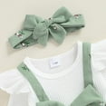 thumbnail image 4 of Newborn Baby Girl Clothes Long Sleeve Romper One Piece Jumpsuit Fall Winter Infant Outfits 0 3 6 9 12 18 Months, 4 of 7