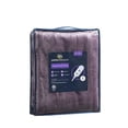 thumbnail image 3 of Serta Jeté Électrique Chauffant en Tissu Polyester Microlight Violet, 3 of 5