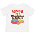 thumbnail image 3 of Inktastic Rhodesian Ridgeback Loved By A (Dog Breed) Boys or Girls Toddler T-Shirt, 3 of 5