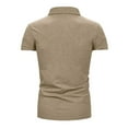 thumbnail image 6 of KyCheLot Mens Short Sleeve Golf Shirt Wicking Lapel Button Collar Summer Fashion Casual Tops, 6 of 7