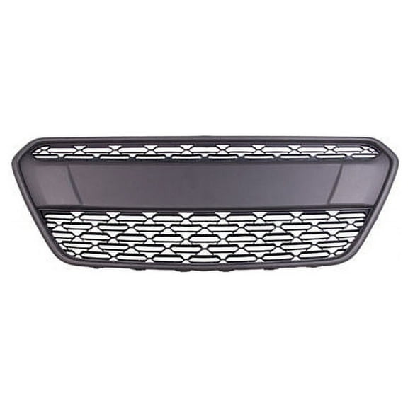 Front Lower Grille - Textured Dark Grey - Compatible with 2016 - 2018 Chevy Spark LS LT 2017