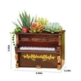 thumbnail image 3 of Campana Para Cocina Vintage Piano Flower Set Resin Succulent Planter Desktop Plant Pot Bonsai For Home Garden Office Tabletop Decor, 3 of 8