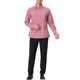 thumbnail image 2 of CAMISAS CHIC para Hombres de Cuadros de Manga Larga con Botones 100% Algodón Camisa de Vestir L Roja Blanca, 2 of 7