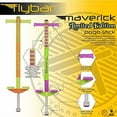 thumbnail image 2 of Flybar Maverick Pogo Stick for Kids Ages 5+, 40 to 80 lbs, Outdoor Toys, Outside Toys for Kids, Lime/Purple, 2 of 6