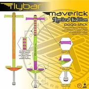 Flybar Maverick Pogo Stick for Kids Ages 5+, 40 to 80 lbs, Outdoor Toys, Outside Toys for Kids, Lime/Purple