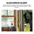 thumbnail image 4 of Ganfancp Venta Caliente Vibrante Alarma de Puerta y Ventana, Alarma Antirrobo de Hotel En Casa,-Alarma de Inducción Delgada Ofertas Flash 1 Blaster Antilobo, 4 of 6