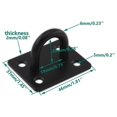 thumbnail image 3 of Pad Eye Plate U Hooks Heavy Duty Wall Mount Ring Hooks, 3 of 5