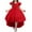 Red, variant on TAIAOJING Toddler Children Flower Girl Lace Wedding Party Formal Long Gown Dress Trendy 4-5Y
