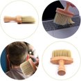thumbnail image 1 of Cepillo de cuello de peluquero Cepillo de cuello profesional de madera 2 piezas Cepillo de cuello de peluquero Cepillo de cuello con mango Cepillo de pelo de cuello para peluquero Peluquería Inicio LingWen 8390606255860, 1 of 1