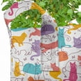 thumbnail image 2 of Cat Grow Bags 5-Pack, Sleeping Playing Joyful, Heavyduty Fabric Pots with Handles for Plants, 2 Sizes, Multicolor, by Ambesonne, 2 of 3