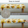 thumbnail image 5 of Whosucclay Sunflower Daisy Print Stretch Dining Bench Cover Universal Bench Slipcover Water Resistant Bench Seat Cushion Slipcovers Anti-Slip Bench Seat Protector for Hotel, Party, 5 of 7